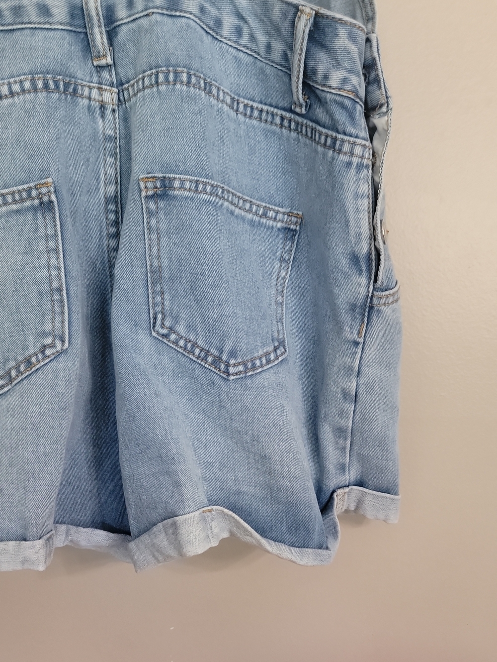 SHEIN Jean Short Alls Overalls Size 8 / 10 - Picture 8 of 10